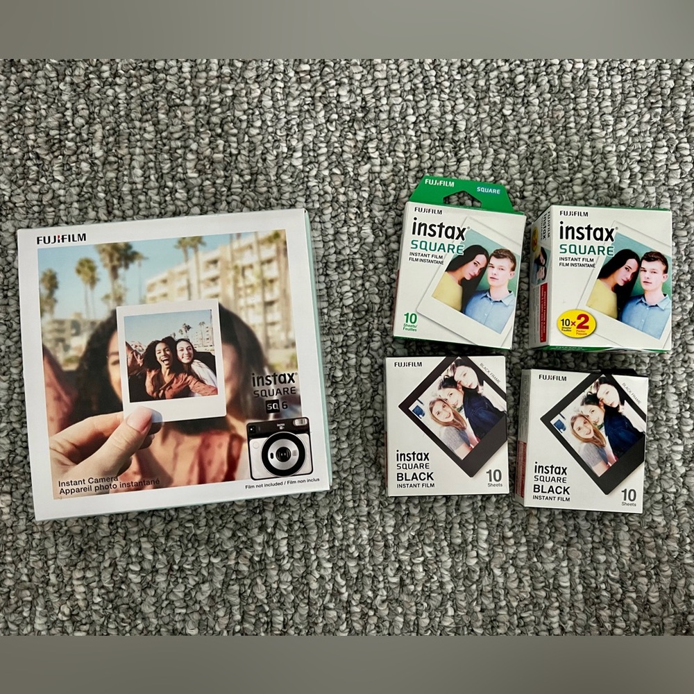 Fujifilm Instax Square SQ6 - Instant Film Camera and film